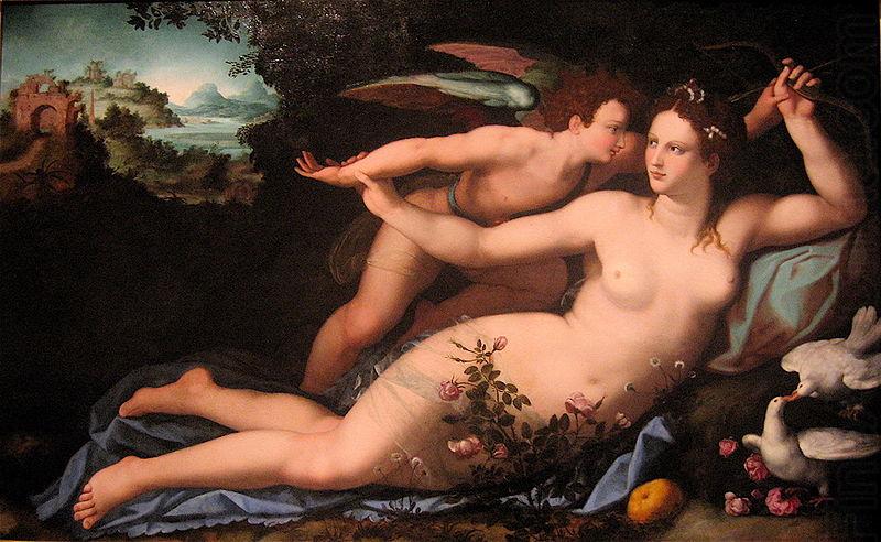 Alessandro Allori Venus disarming Cupid china oil painting image